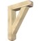 Ekena Millwork Traditional Craftsman Rough Sawn Bracket w/ Offset Brace, Douglas Fir, 8"W x 34"D x 42"H BKT0806X34X42TRA04RDF - alternate 1